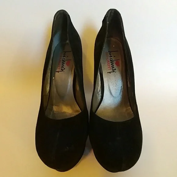 Elegant Black Wedge Shoes - Picture 5 of 5